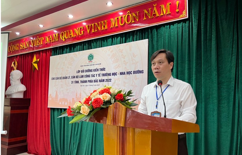 BSCKII. Tạc Văn Nam, GĐ Sở Y tế tỉnh Bắc Kạn  phát biểu chào mừng